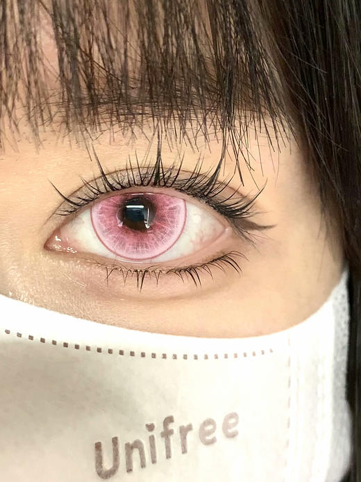 Hot Girls 玫瑰心 半年抛 两片 14.5mm 参考着色14.0mm 基弧8.5 含水40% 新锐国货 商品图1