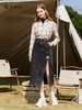 【防静电】波顿女士春秋长袖宽松粉白色格子衬衫LS975123 商品缩略图1