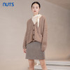 NUTS秋冬款复古气质百搭纯色直筒包臀西装短款半身裙女241061032B 商品缩略图2