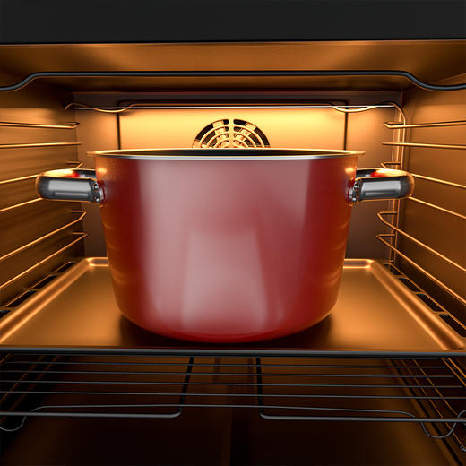 神田钛彩米微压炖锅22cm(赠硅胶铲) ，久烧不黑，质保30年！ 商品图10