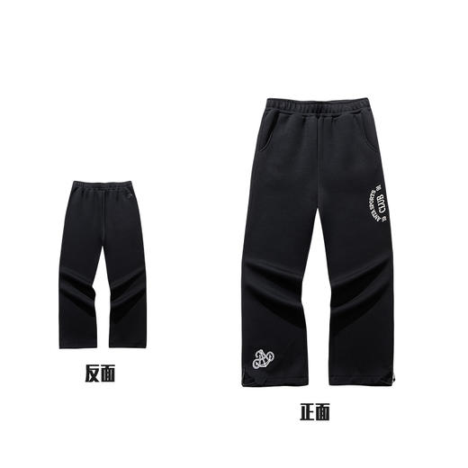 【299任选2件】安踏美式运动长裤女春季新款百搭抽绳束脚裤直筒休闲裤162518302 商品图0