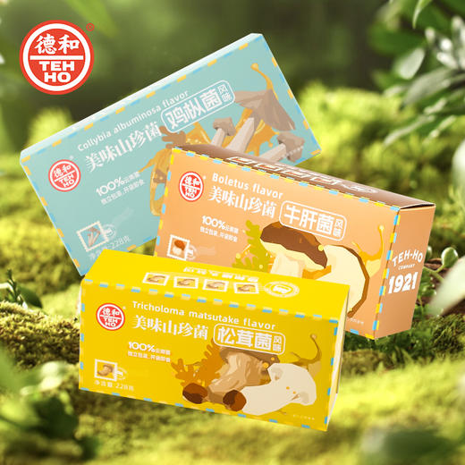 德和 228g美味山珍菌 鸡枞菌风味、牛肝菌风味、松茸菌风味  #云南菌子 商品图9