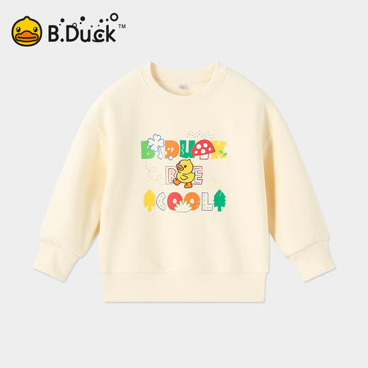 【加绒】bduck小黄鸭童装冬季男女童卫衣套头衫110-160 BF5508938 商品图0