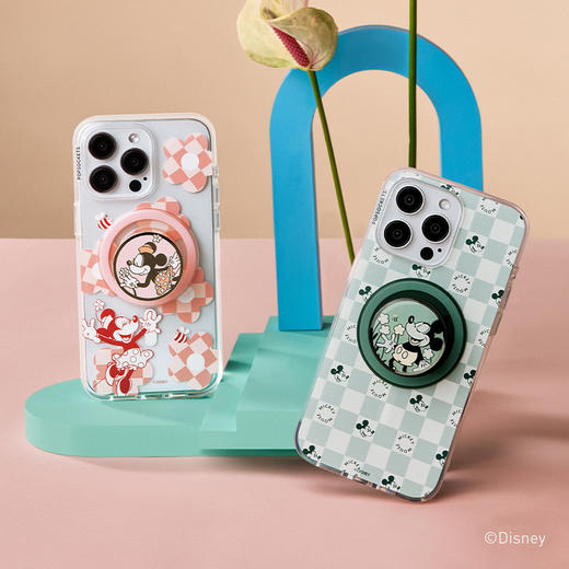 【米奇新春】春意·米妮 MAGSAFE磁吸式支架 圆啪嗒系列 粉色 商品图1