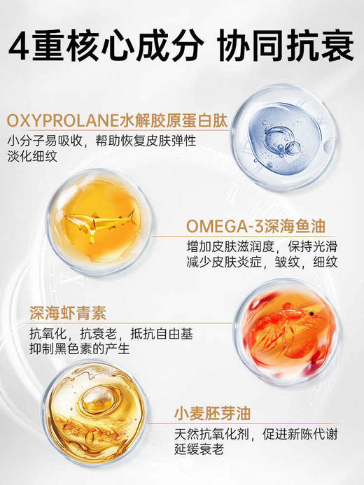 【保税仓】BIORECHERCHE水解胶原蛋白肽胶囊60粒/盒 商品图2