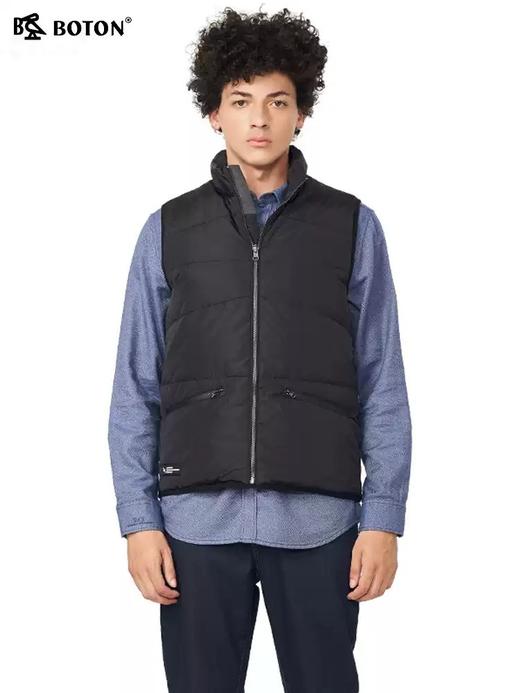 波顿男士秋冬季时尚潮流立领轻薄保暖羽绒马甲MC776320 商品图1