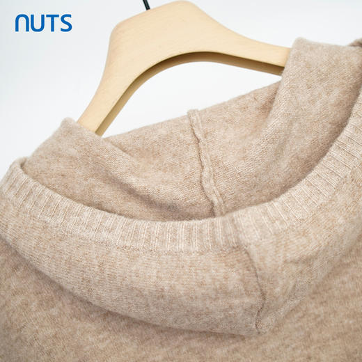 NUTS商场同款时尚气质毛织针织单排扣披肩141053219 商品图4