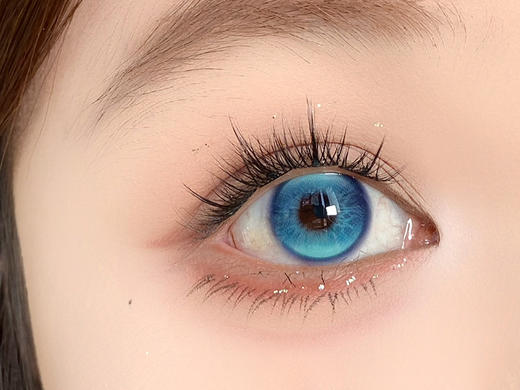 Hot Girls 蔚海蓝光 半年抛 两片 14.2mm 参考着色13.6mm 基弧8.5 含水40% 新锐国货 商品图2