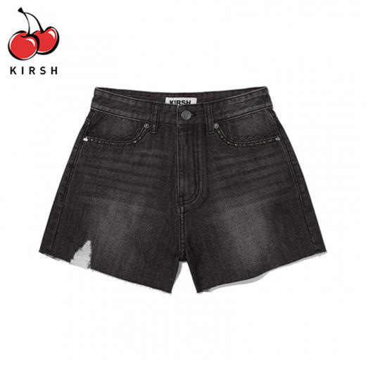 【分销】KIRSH 女 樱桃烫钻牛仔短裤 KKRMCDS502M 商品图1