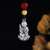 子佩集S999银【生肖护法】钥匙扣【PJ000562】纯银仿古十二生肖底座可转动2412 商品缩略图11