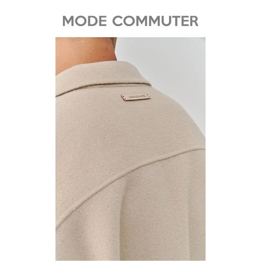 MC |MODE COMMUTER冬季绵羊毛保暖防风翻领短大衣外套男MCD106092J 商品图3