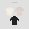 THESOONG25年早春系列羊驼毛软糯半高领绒感短袖上衣HBMY6202 商品缩略图2