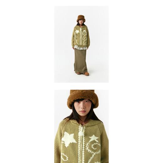 CryingCenter  流星烟花粗针重磅针织毛衣开衫 哭喊中心 商品图4