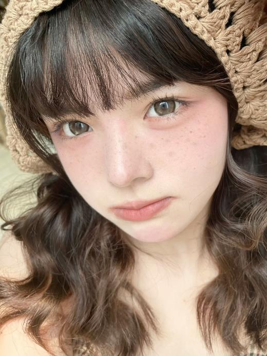 favorr beauty日抛 梦回女高 黑/反光镜 棕 14.5mm  日抛无售后！！有同款年抛 商品图3