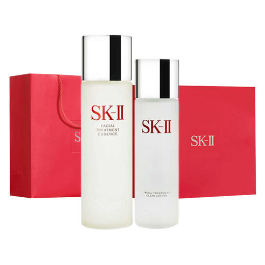 【专柜版】SK-II护肤礼盒套装（神仙水230ml+清莹露160ml） 商品图0