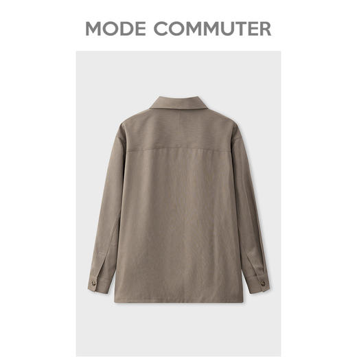 MC |MODE COMMUTER秋季宽松休闲男士衬衫外套MCD121032G 商品图1