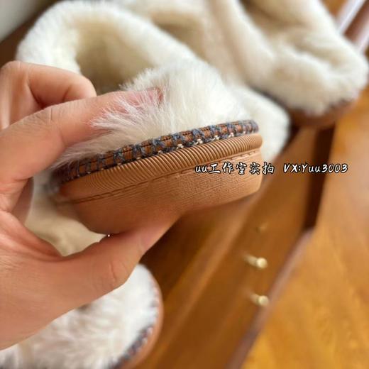 家居棉拖鞋，也能外穿，保暖毛毛拖 商品图5