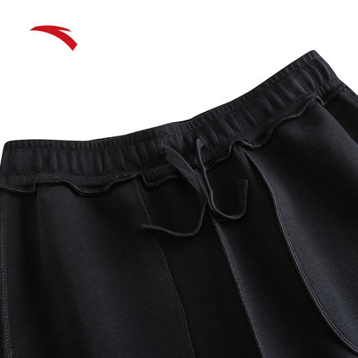 【299任选2件】安踏美式运动长裤女春季新款百搭抽绳束脚裤直筒休闲裤162518302 商品图2