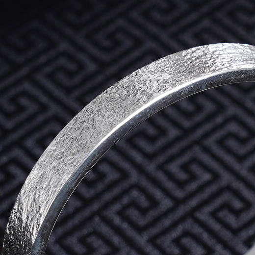 子佩集S999银【时光温婉】手工银手镯原创设计【55100039】纯银2412 商品图2