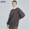 NUTS冬季新品时尚宽松遮肉纯色慵懒长袖T恤女241023159B 商品缩略图1