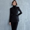 IWY/石墨黑色正装女套装面试职业装高级感正式场合收腰西服外套秋冬款CP2086 商品缩略图0
