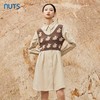 NUTS设计感气质百搭小众假两件修身衬衫长袖连衣裙女344101230 商品缩略图3