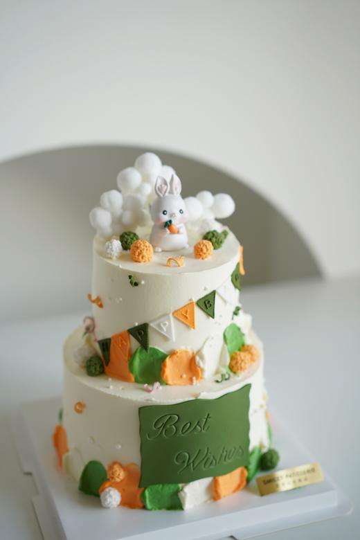 主题奶油蛋糕 | 鲜果原味奶油 -  兔子小森林 商品图1