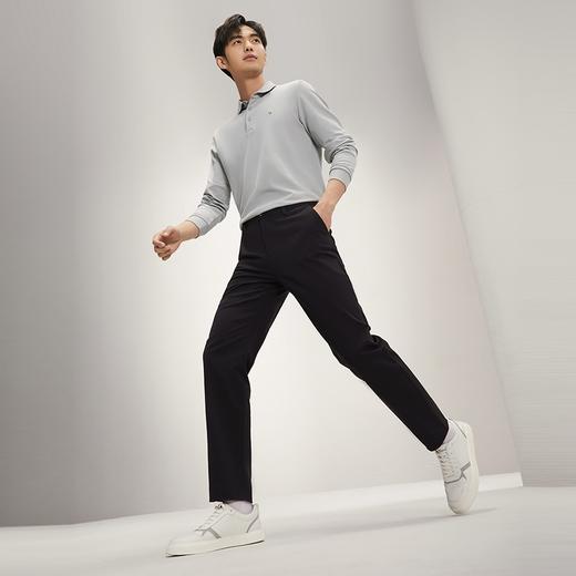 【多色】柒牌男装休闲裤2024秋季新款商务通勤上班修身直筒长裤子127H72080 商品图1