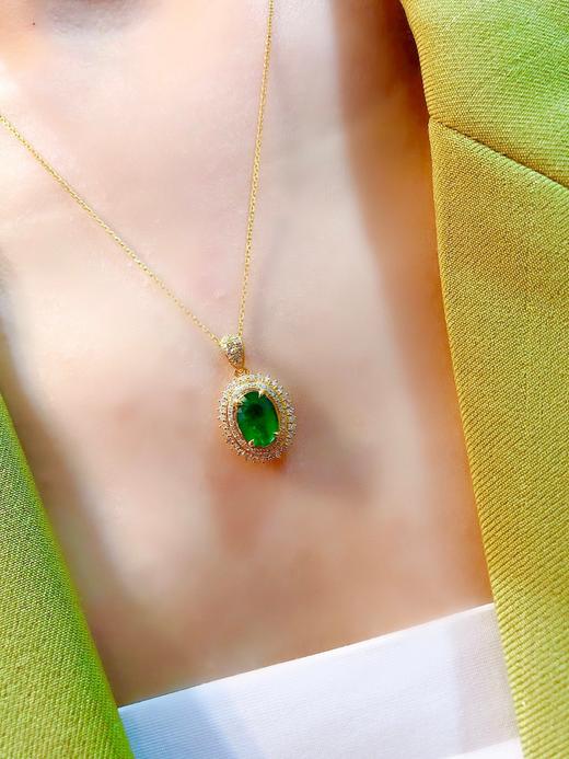 1.2ct刻面祖母绿吊坠 商品图2