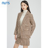 NUTS秋冬款气质百搭设计感休闲时尚通勤格子西装外套女241048150B 商品缩略图1