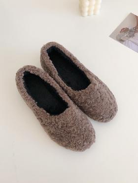 <曾小咸推荐>毛毛平底鞋