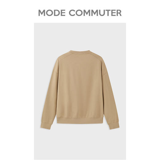 MC |MODE COMMUTER秋季字母绣花宽松时尚圆领卫衣男MCD131026G 商品图1