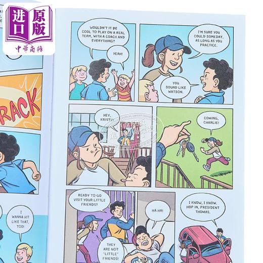 【中商原版】保姆俱乐部小保姆系列16 图像小说 英文原版 Kristy and the Walking Disaster Ann M Martin Katy Farina 商品图2