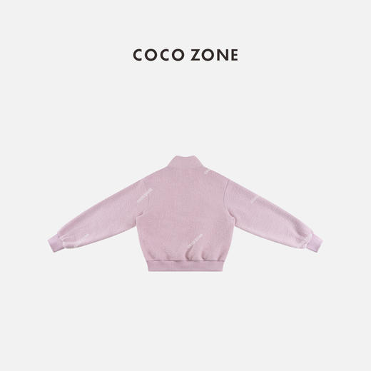 COCO ZONE 冬季半拉链摇粒绒立领保暖长袖卫衣CC1D2806 商品图1