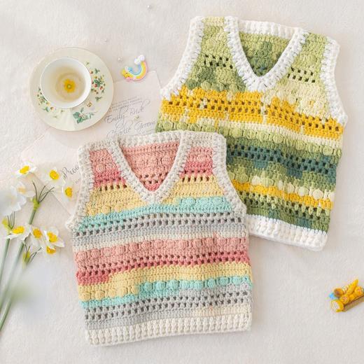 苏苏姐家冬日暖阳马甲手工diy编织钩针毛线团自制上衣材料包 商品图2