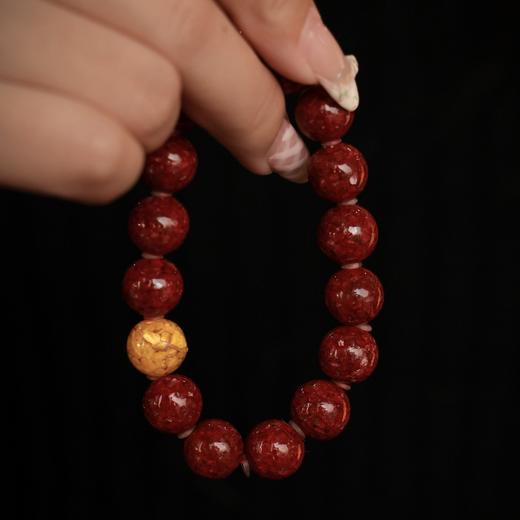 朱砂晶体砂手串多款可选 凤凰茶田3号井朱砂原料 非遗朱砂首饰手链 商品图7