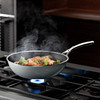 神田高端线珐琅釉 钛彩米系列0涂层不粘炒锅30cm/32cm，久烧不黑，质保30年 商品缩略图11