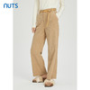 NUTS秋冬款卡其色气质百搭时尚高腰显瘦直筒休闲长裤女241073144 商品缩略图1