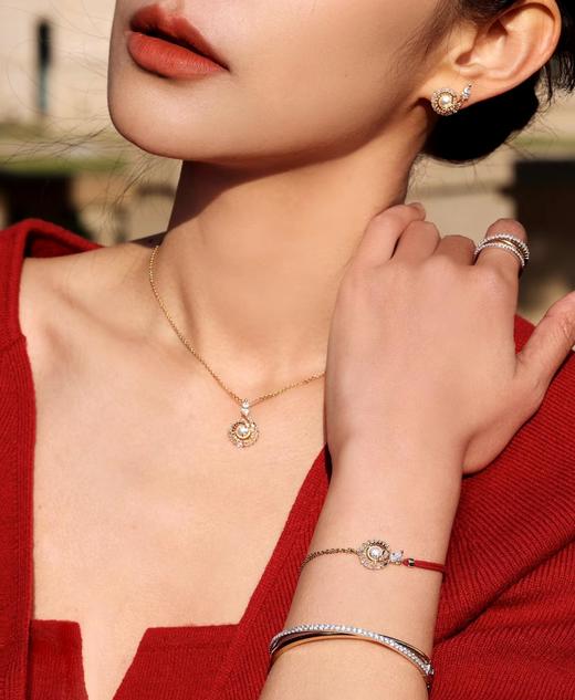 施华洛世*生肖蛇珍朱项链耳钉，向蛇年致上美丽的敬意 商品图1