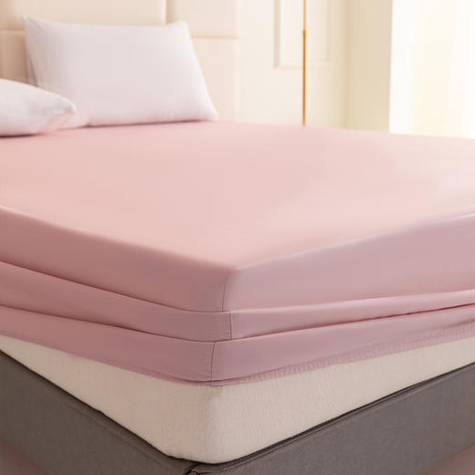 多喜爱-柔芙多用床笠（粉/灰） 商品图0