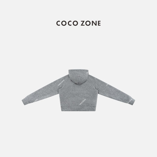 COCO ZONE 冬季加绒美式简约保暖抽绳连帽卫衣CC1D2803 商品图1