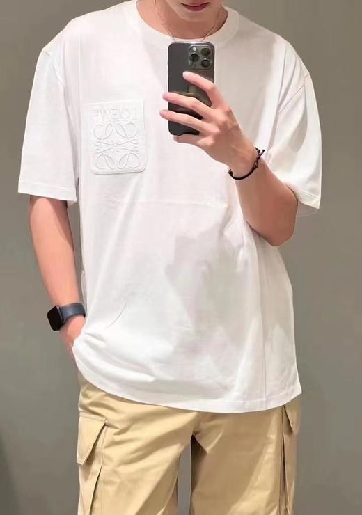 罗意威单口袋圆领T恤男女同款（BG） 商品图0