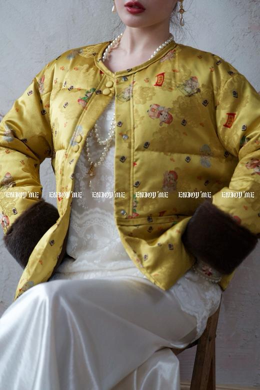 【门店同款】ENJOY冬季云敛-锦绣发财服羽绒外套 160704058 商品图8