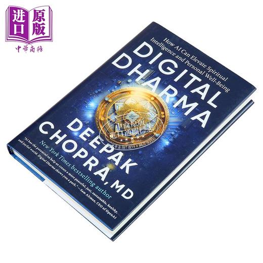 【中商原版】数字达摩 AI如何提升精神智能和个人幸福 英文原版 Digital Dharma Deepak Chopra 迪帕克 乔普拉 人工智能 商品图1