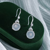 子佩集S925银【清风扶叶】耳环【EL040152】纯银白玉髓时尚2412 商品缩略图1