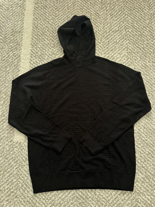 Emporio Armani连帽提花针织衫老钱风正价2k+ 商品图1