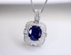 1.8ct刻面蓝宝石吊坠 商品缩略图2