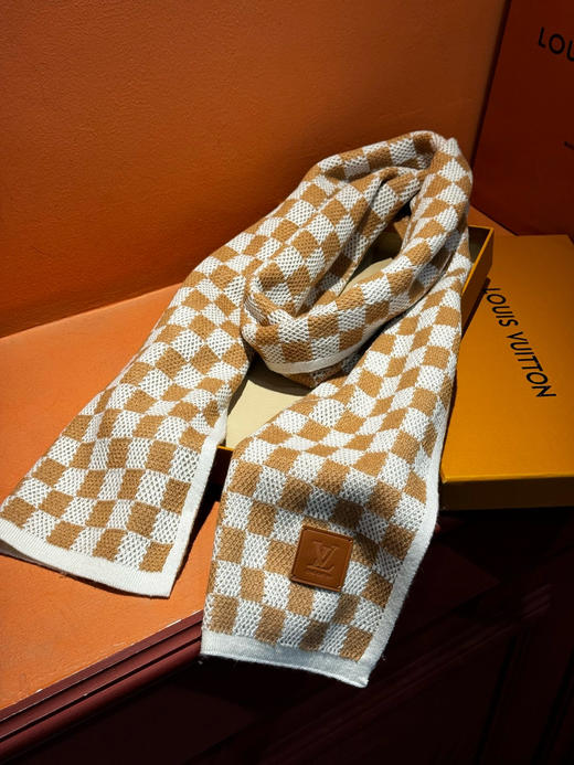 秋冬特惠💰350 LV围巾 怒赞推荐 高端男士款 软糯的男士羊绒围巾 L家ZG同步 商品图7