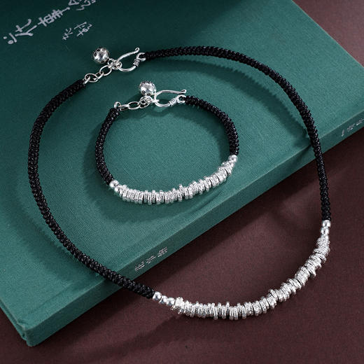 子佩集S925银【绽放之力】项链【TSN0002】纯银钱串原创2腰缠万贯盘缠盘缠2412 商品图1