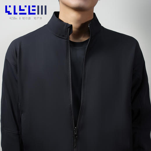 4158m山系行政 山语复合*薄*抓绒外套男立领外套薄抓绒（福利款） 商品图3